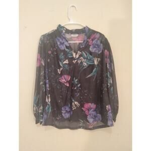 Filisa of California Floral Blouse